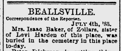 Emaline Baker obit